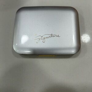 MK Signature Silver Compact Case
